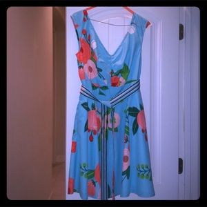 Floral Fit and Flare Dress